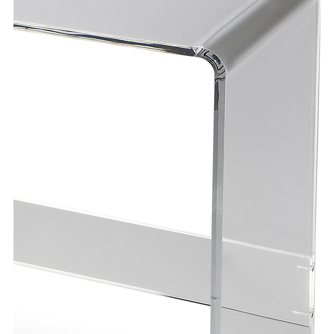 Crystal Acrylic Console Table, Clear