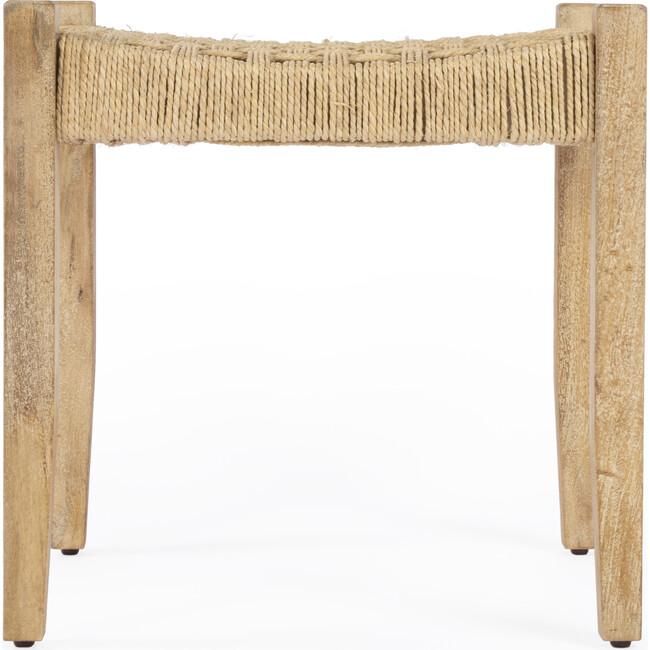 Garner Woven Jute Stool, Natural - Ottomans - 5