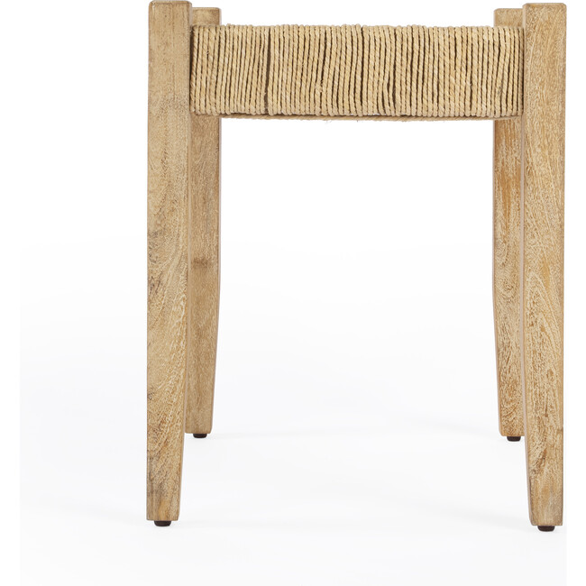 Garner Woven Jute Stool, Natural - Ottomans - 6