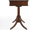 Alta 1 Drawer Writing Desk, Cherry Brown - Desks - 4