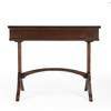 Alta 1 Drawer Writing Desk, Cherry Brown - Desks - 5