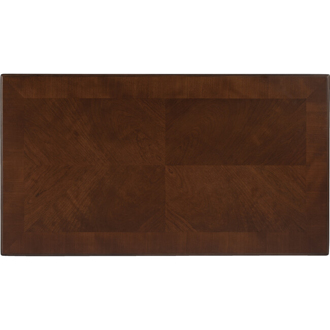 Alta 1 Drawer Writing Desk, Cherry Brown - Desks - 6