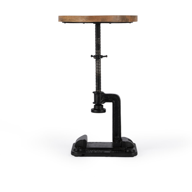 Ellis Adjustable Pedastal Side table, Multi - Accent Tables - 3