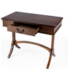 Alta 1 Drawer Writing Desk, Cherry Brown - Desks - 7
