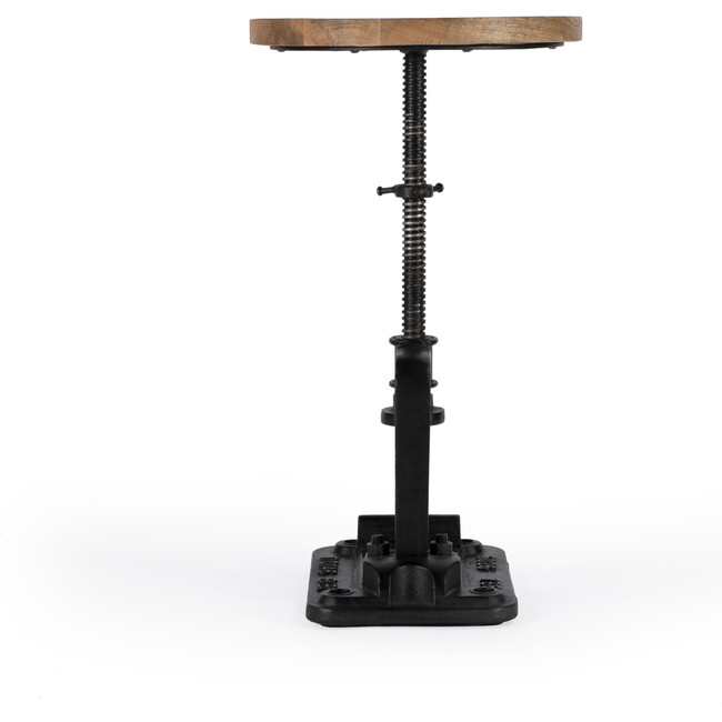 Ellis Adjustable Pedastal Side table, Multi - Accent Tables - 4
