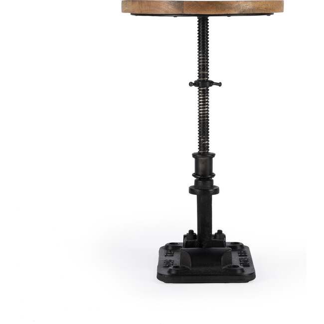 Ellis Adjustable Pedastal Side table, Multi - Accent Tables - 6