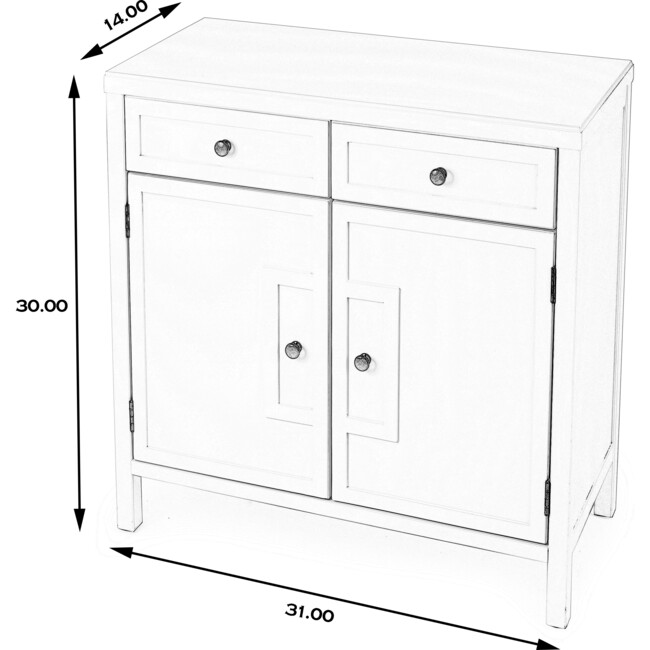 Imperial Console Cabinet, Natural Wood - Cabinets - 9