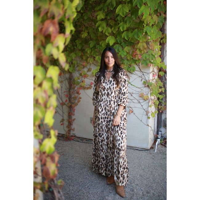 Women's Sienna Maxi Dress, Leopard