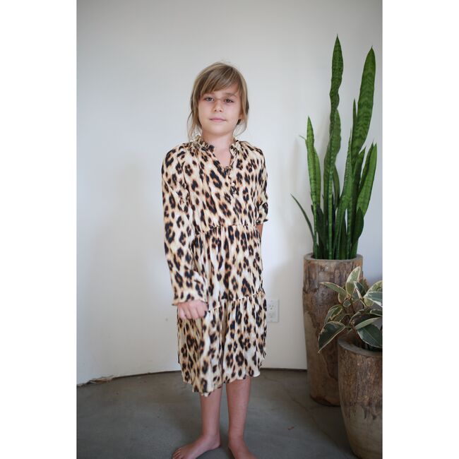 Sienna Kids Dress, Leopard - Dresses - 3