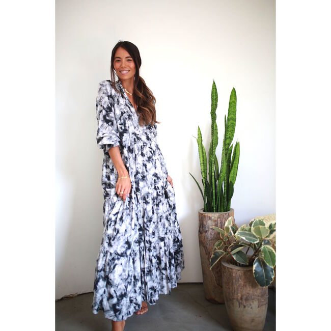 Women's Sienna Maxi Dress, Tie Dye - Dresses - 6