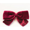Bow, Berry Velvet - Hair Accessories - 1 - thumbnail