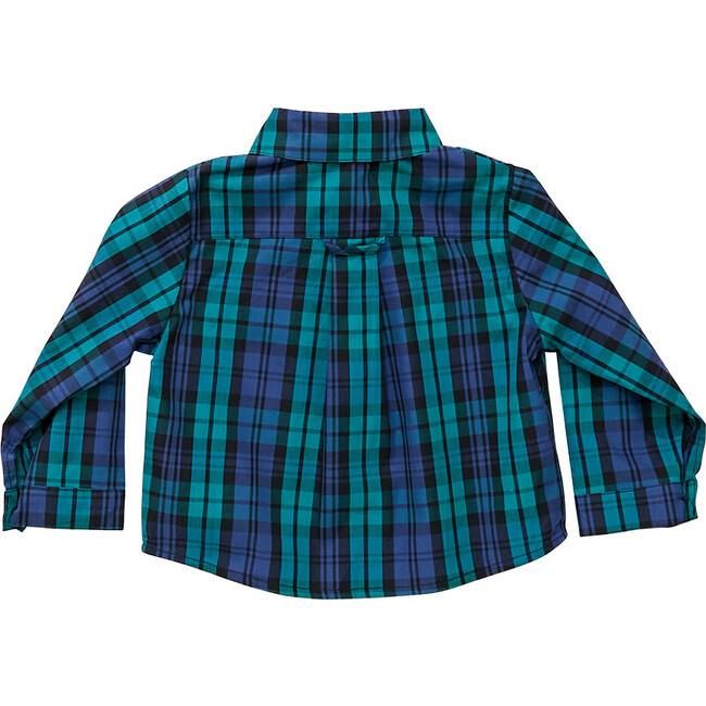 Baby Jack Shirt, Black Tartan