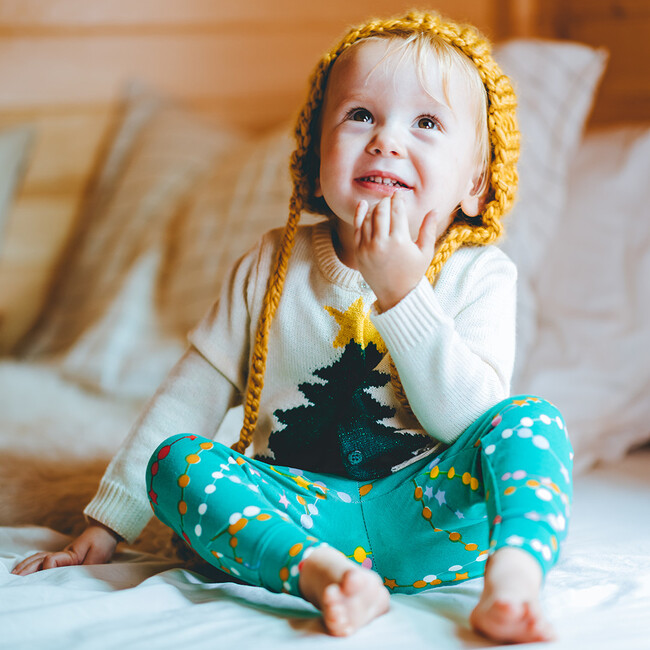 Baby Holiday Sweater, Christmas Tree - Sweaters - 2