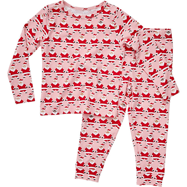 Kids Organic PJ Set, Santas