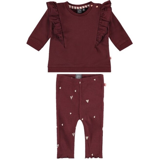Heart Leggings, Red Velvet - Leggings - 3