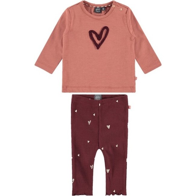 Heart Leggings, Red Velvet - Leggings - 4