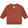 Penguin Printed Pullover, Caramel - Sweaters - 2