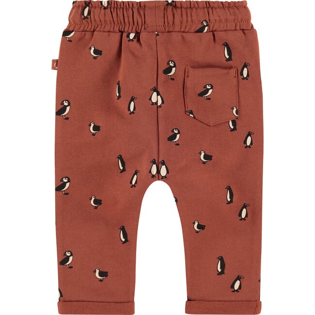 Penguin Printed Sweatpants, Caramel