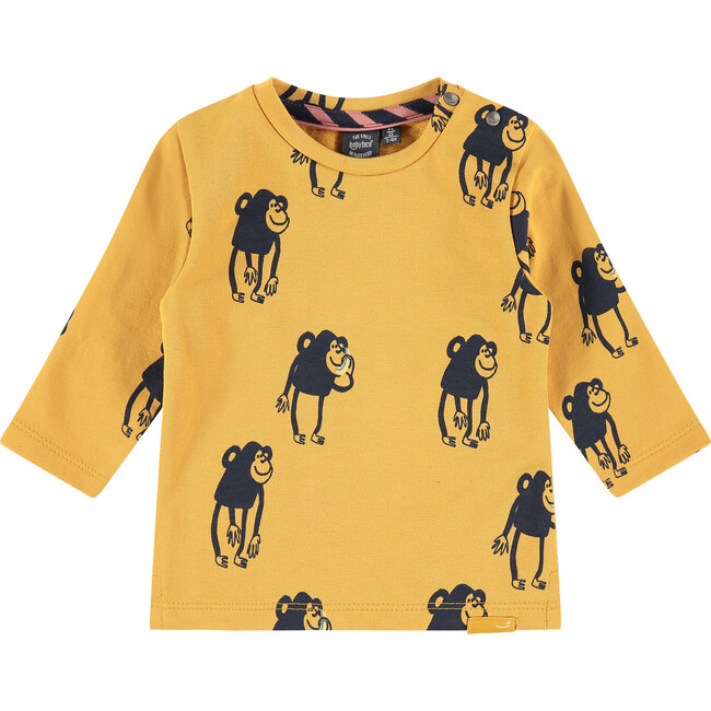 Monkey Top, Yellow - Shirts - 1
