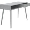 Remy 1-Drawer Writing Desk, Distressed Grey - Desks - 3