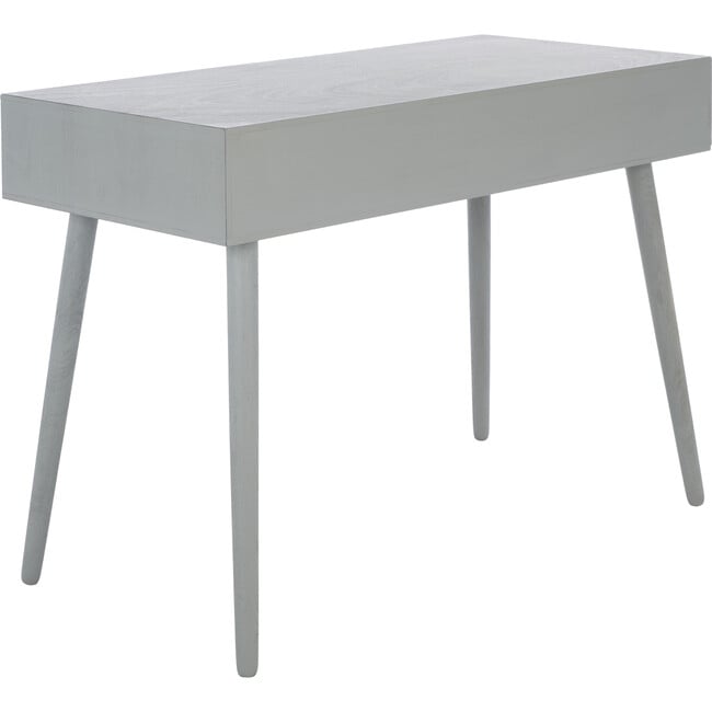 Remy 1-Drawer Writing Desk, Distressed Grey - Desks - 4