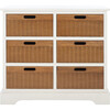 Landers 6-Drawer Storage Chest, White - Dressers - 1 - thumbnail