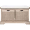 Landers 2-Drawer/Cushion Storage Bench, Sand - Accent Seating - 1 - thumbnail