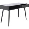 Remy 1-Drawer Writing Desk, Black - Desks - 3