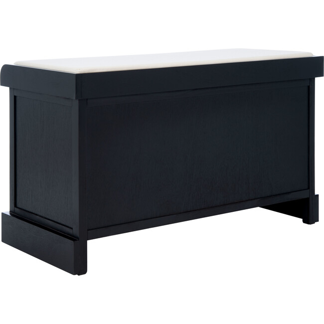 Landers 2-Drawer/Cushion Storage Bench, Black - Accent Seating - 6