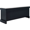 Landers 3-Drawer/Cushion Storage Bench, Black - Accent Seating - 6