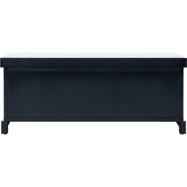 Landers 3-Drawer/Cushion Storage Bench, Black - Accent Seating - 7