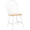 Camden Spindle Back Accent Chair, White/Natural - Desk Chairs - 4