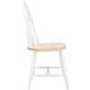 Camden Spindle Back Accent Chair, White/Natural - Desk Chairs - 5