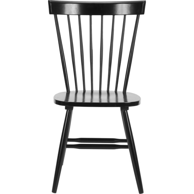 Set of 2 Parker Spindle Accent Chairs, Black - Accent Seating - 3