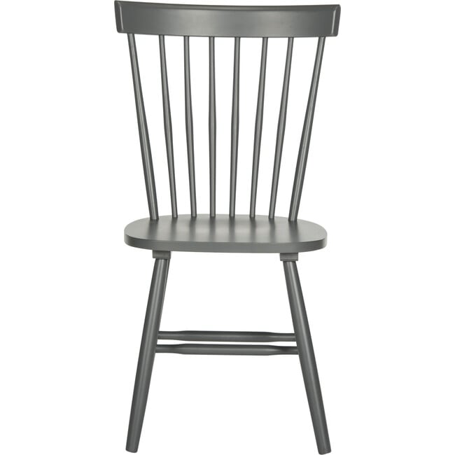 Set of 2 Parker Spindle Accent Chairs, Grey - Accent Seating - 3