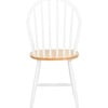 Camden Spindle Back Accent Chair, White/Natural - Desk Chairs - 6