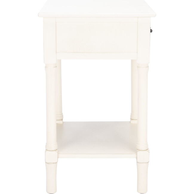 Ryder 1-Drawer Accent Table, White - Accent Tables - 4