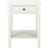 Tate 1-Drawer Accent Table, White - Accent Tables - 1 - thumbnail