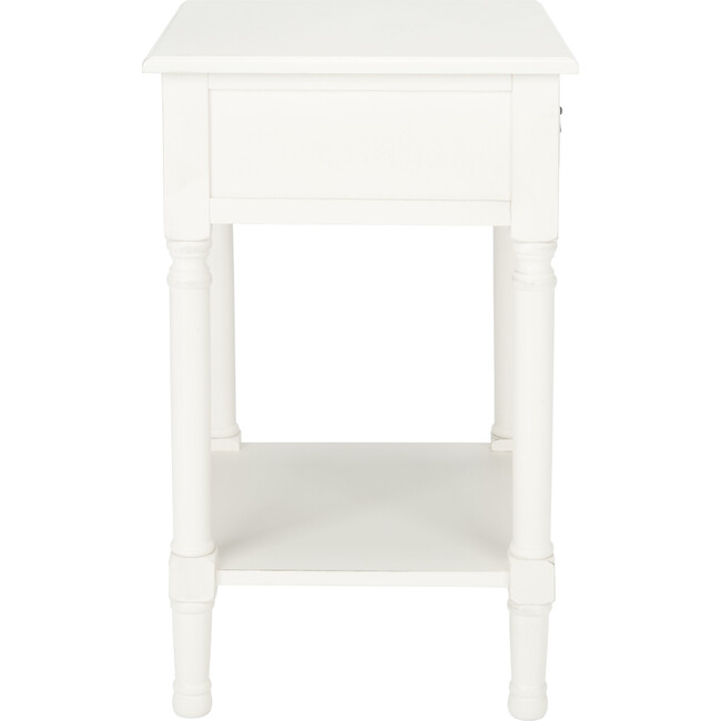 Whitney 1-Drawer Accent Table, White - Accent Tables - 5