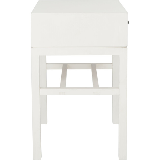 Ajana 1-Drawer Accent Table, White/Honey Brown - Accent Tables - 4