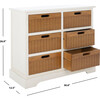 Landers 6-Drawer Storage Chest, White - Dressers - 8