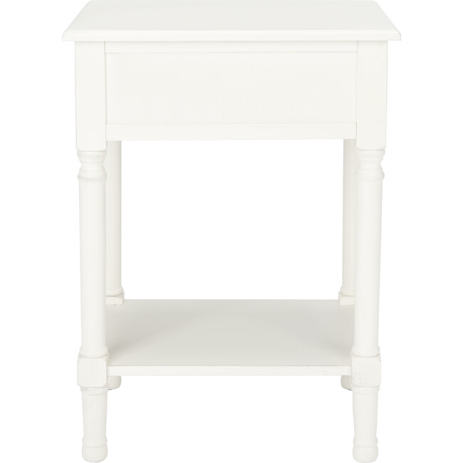 Whitney 1-Drawer Accent Table, White - Accent Tables - 7