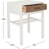 Ajana 1-Drawer Accent Table, White/Honey Brown - Accent Tables - 5