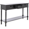 Landers 3-Drawer Console, Black - Accent Tables - 4