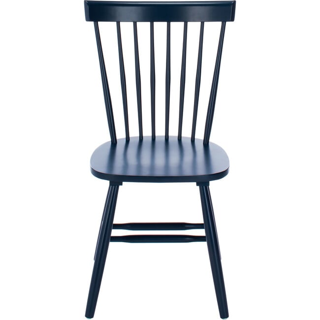 Set of 2 Parker Spindle Accent Chairs, Navy - Accent Seating - 3