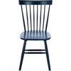 Set of 2 Parker Spindle Accent Chairs, Navy - Accent Seating - 3 - thumbnail