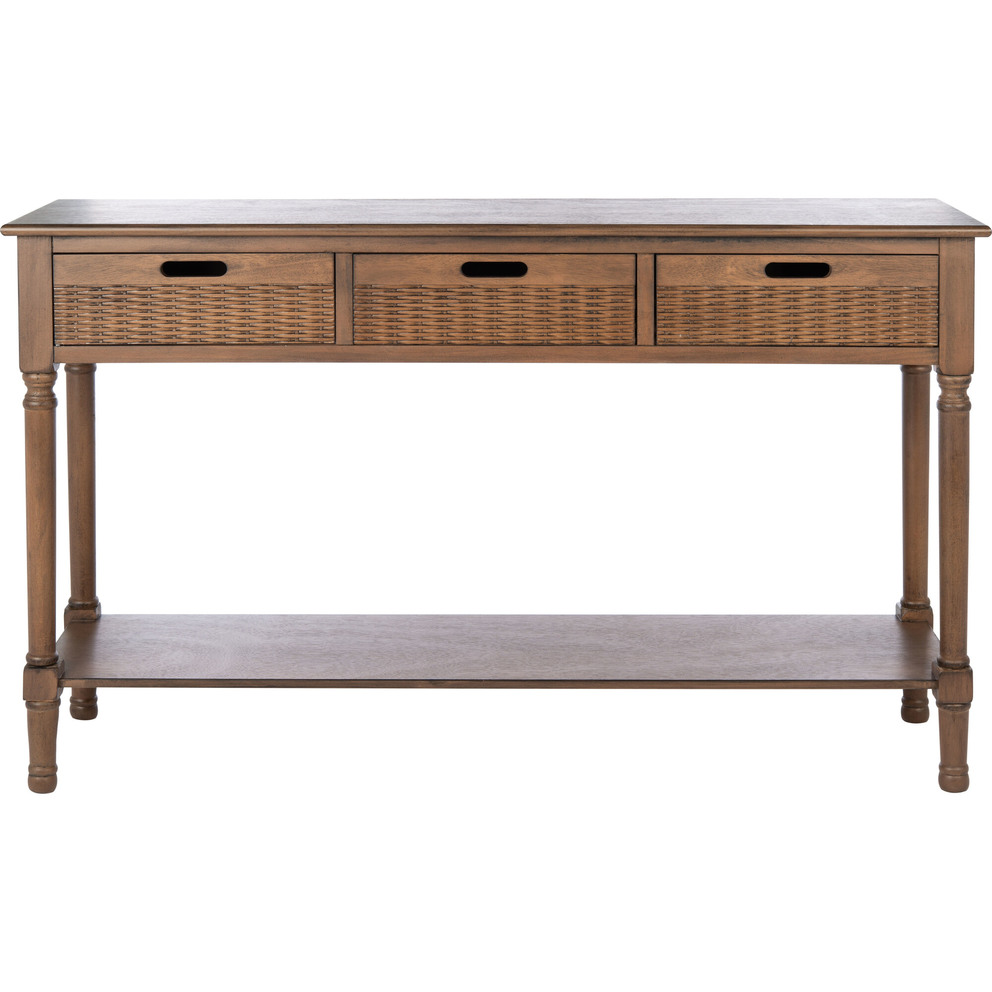 Landers 3-Drawer Console, Brown - Accent Tables - 1