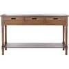 Landers 3-Drawer Console, Brown - Accent Tables - 1 - thumbnail