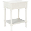 Tate 1-Drawer Accent Table, White - Accent Tables - 3 - thumbnail