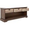 Landers 3-Drawer Storage Bench, Warm Brown - Accent Seating - 4